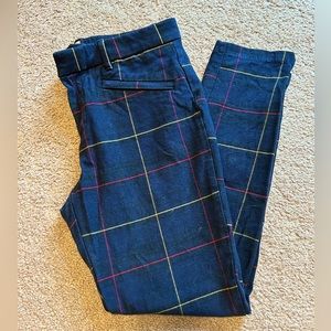 Navy Plaid Gap Dress Pants (Regular length)